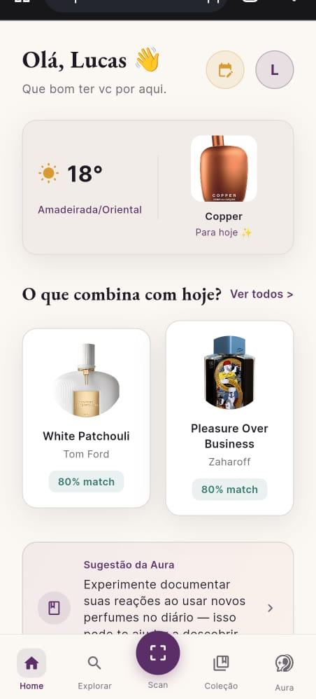 PerfumIA Home